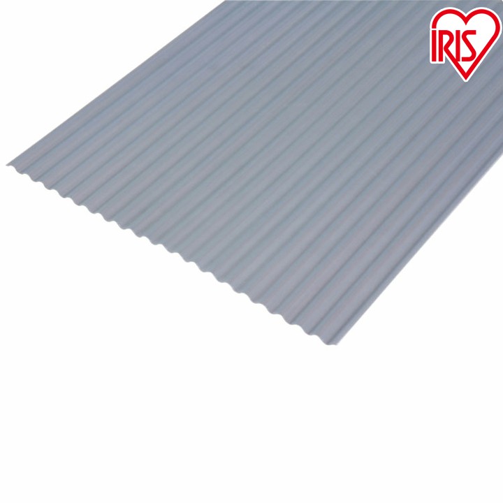 【10枚セット】波板 NIPVC-408 ナチュラル・ナチュラルブルー・乳白【幅122×奥行65.5×高さ0.98cm】 屋根材 壁材 DIY 収納 家具【アイリスオーヤマ】