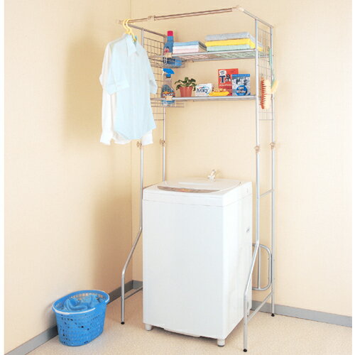 ランドリーラック 伸縮 2段 HLR-Y18送料無料 洗濯機ラック ラック 洗濯機収納 洗濯ラック 収納 ランドリー収納 収納棚 洗濯機 洗濯 洗濯物 脱衣所 洗面所 洗剤 ランドリー アイリスオーヤマ