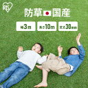 人工芝 リアル 防草 アイリスオーヤマ 3m×10m 芝丈30mm人工芝 芝生 庭 簡単 ベランダ 防草シート 雑草 テラス ペット 人工芝生 雑草対策 3m 日本製 国産 釘 防カビ 高品質 芝丈3cm メンテナンスフリー RP-30310 【代引不可】