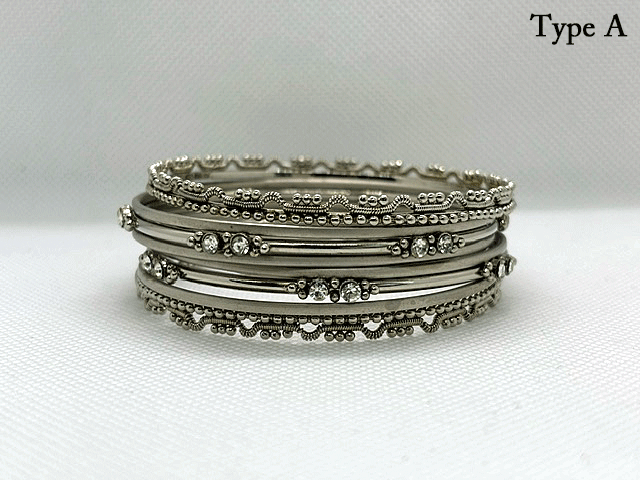 【現品限り】ィ-9 インドアクセサリー インド バングル おしゃれ デコレーション ファッション ブレスレット ゴージャス インド製 ダンス イベント 民族衣装...