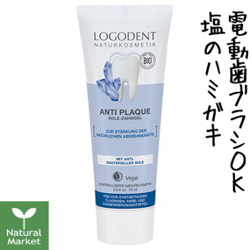 ロゴナ ナチュラル ソルトはみがき75mL 【あす楽】【ラッキーシール対応】