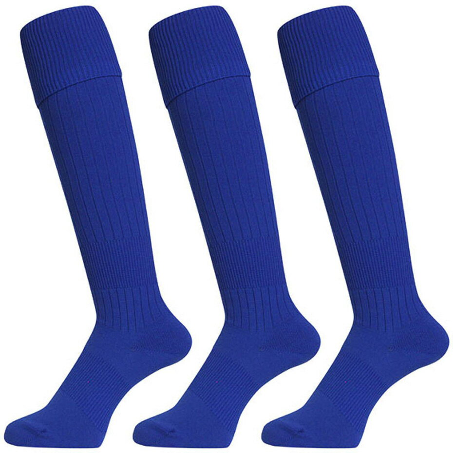 サッカー ソックス ラグビー ソックス メンズ ジュニア 3足 セット VAXPOT(バックスポット) サッカーソックス ラグビーソックス VA-6021 BL...