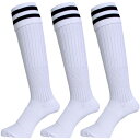 サッカー ソックス ラグビー ソックス メンズ ジュニア 3足 セット VAXPOT(バックスポット) サッカーソックス ラグビーソックス VA-6021 WH...