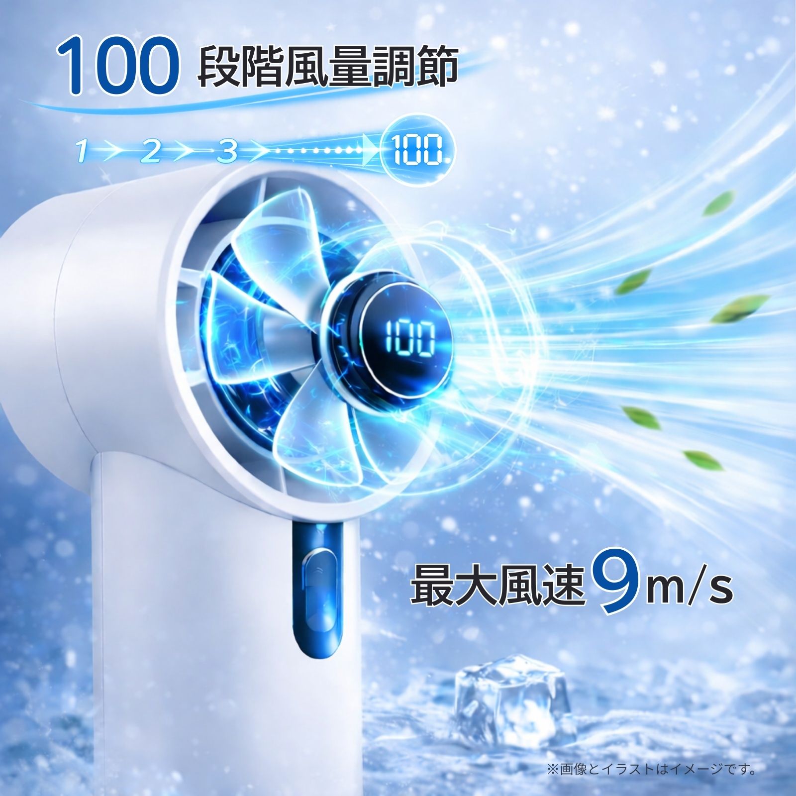 【新商品限定500円OFF】 携帯扇風機 大風量 ハンディファン 小型扇風機 1200mAh 最...