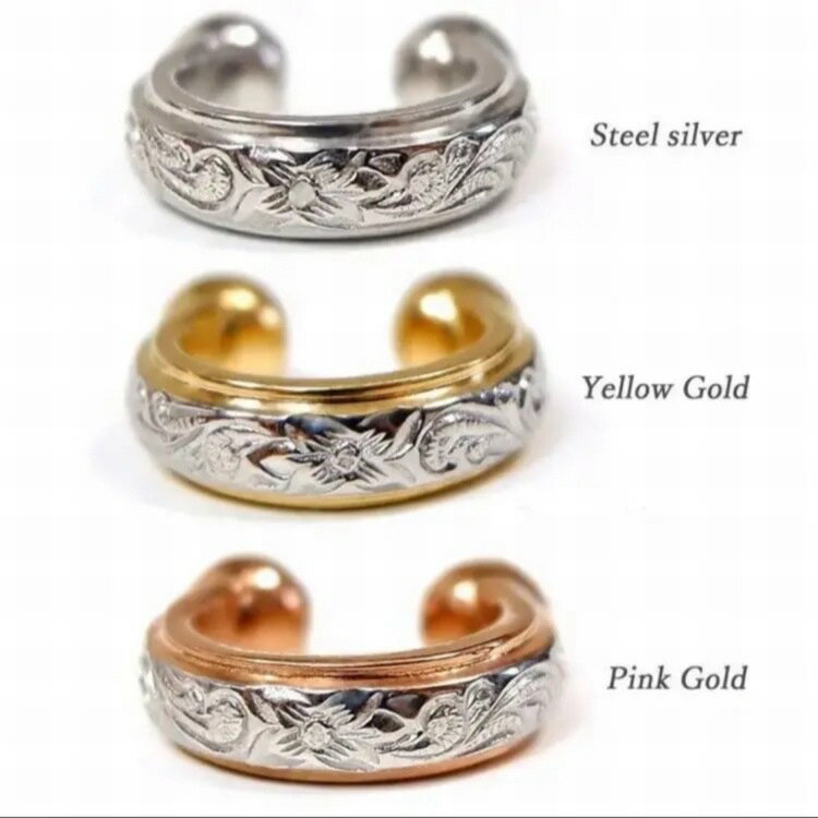 【サージカルステンレス316L イヤーカフ】イヤーカフ ハワイアンジュエリー ハワジュ 医療用サージカルステンレス316L メンズ レディース イヤリング ピア...