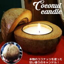 【DEALポイント20% SALE価格 通常価格¥2.300→¥1.840】【インパクト抜群 ココナッツ キャンドル】 ココナツ ココナッツ キャンドル ハワイ...
