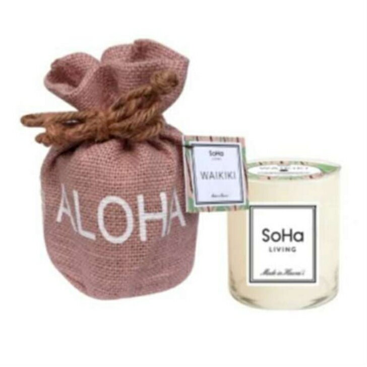 ハワイ直輸入　SoHa LIVING　ソーハリビング　ワイキキ　シグネチャーキャンドル　アロマのサムネイル