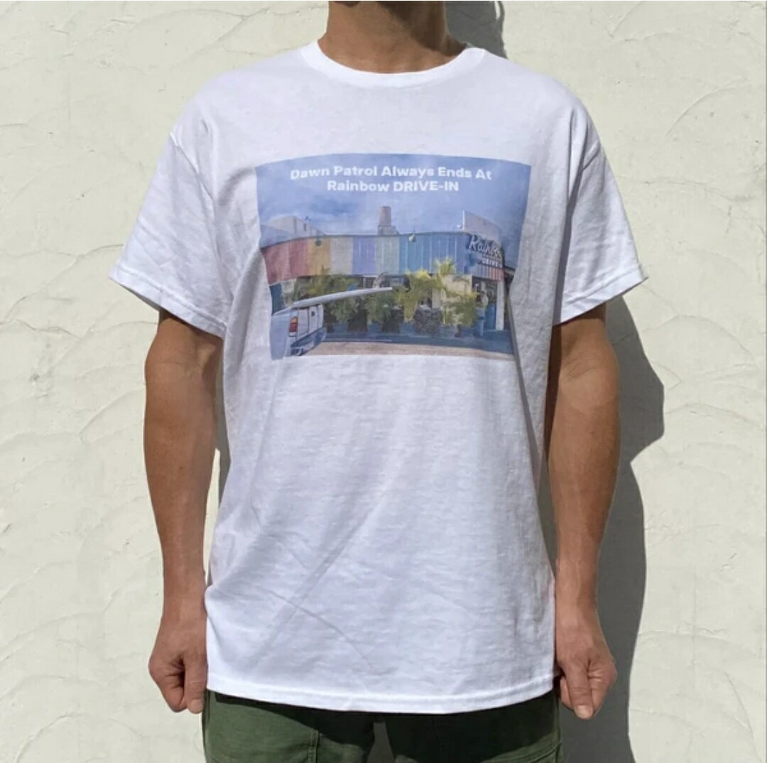 乐天商城 - 【Tシャツ Rainbow Drive-In DAWN PATROL Tシャツ】　レインボードライブイン　ファッション　ハワイ