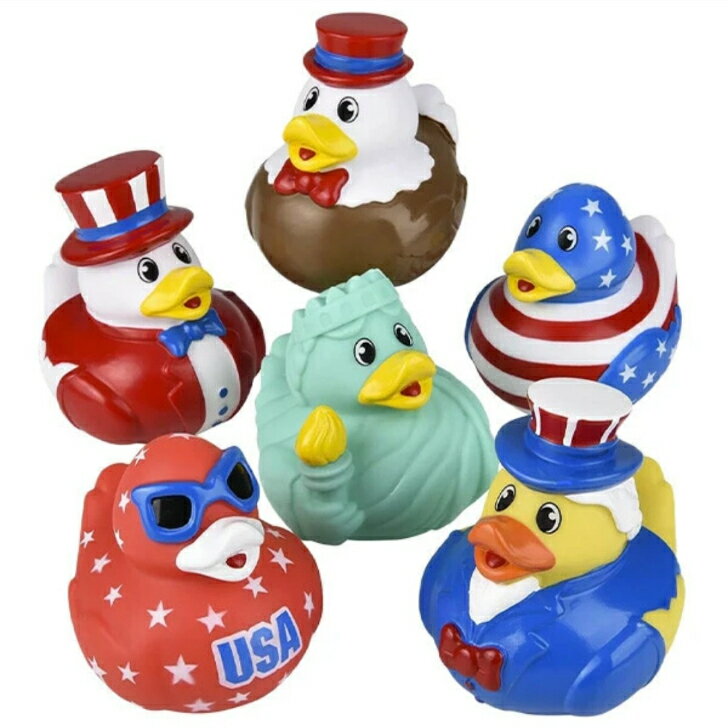 【アメリカ直輸入★PATRIOTIC ラバーダッキー】 アメリカ アメリカ直輸入 アヒル あ...