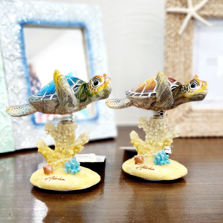 ホヌウミガメフィギュアオブジェ置物...