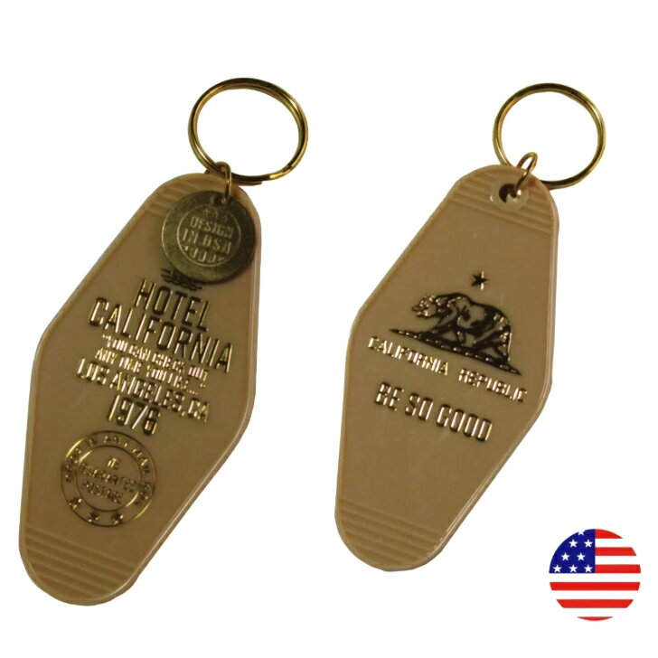 乐天商城 - 【アメリカン モーテルキー】 アメリカン雑貨　ハワイアン雑貨　キータグ　モーテルキー　キーホルダー　キーリング　カリフォルニア　CAL　モーテル　ハワイ　CAMEL　鍵　雑貨