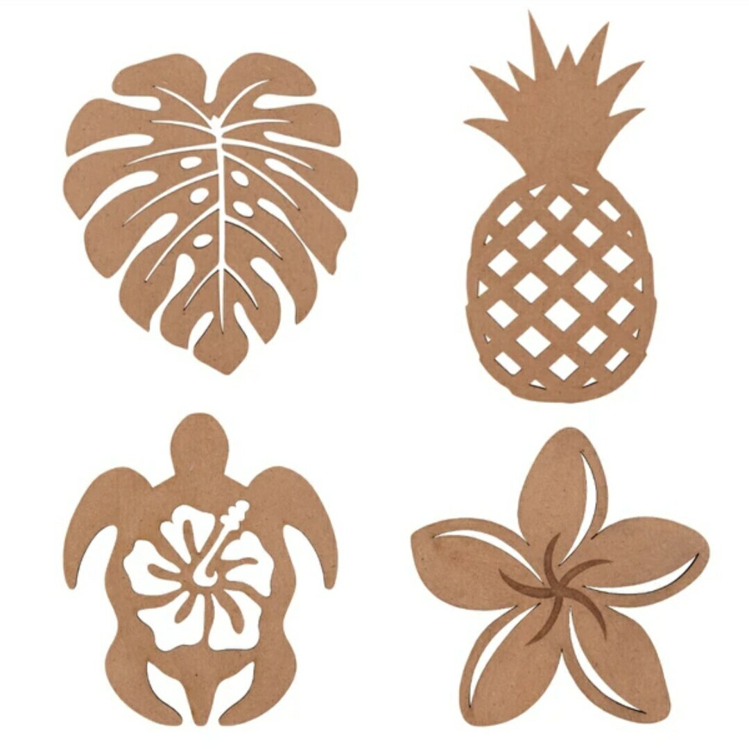 【ウッド ハワイアン鍋敷き】 鍋敷き ウッド 木製 南国 リゾート おしゃれ キッチン雑貨 ハワイアン雑..