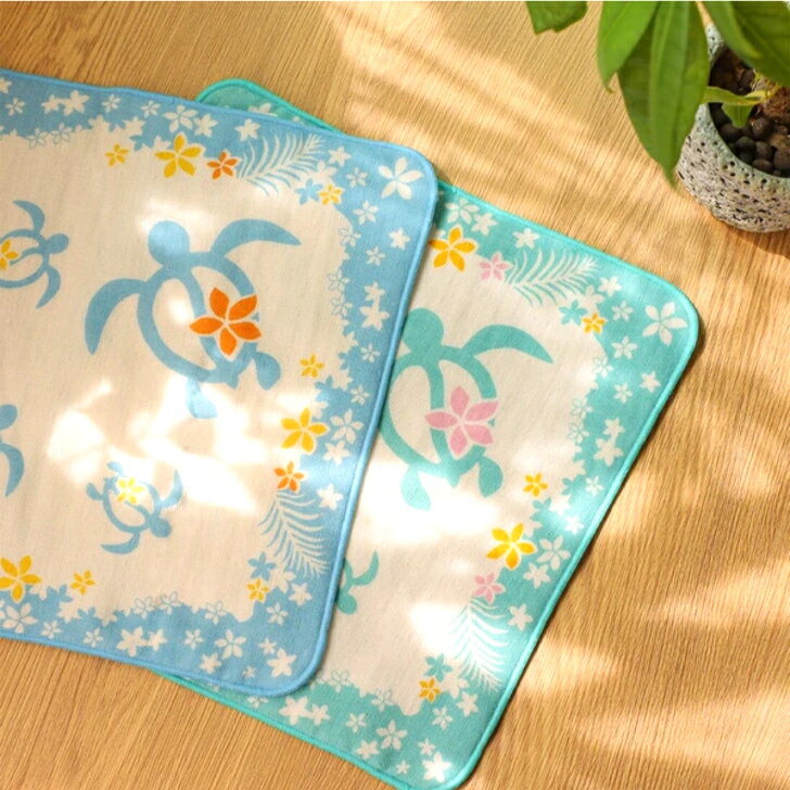 乐天商城 - 【オハナホヌ ガーゼハンカチ】 タオル ハンカチ ハンドタオル 手拭き ハワイアン ハワイアン雑貨