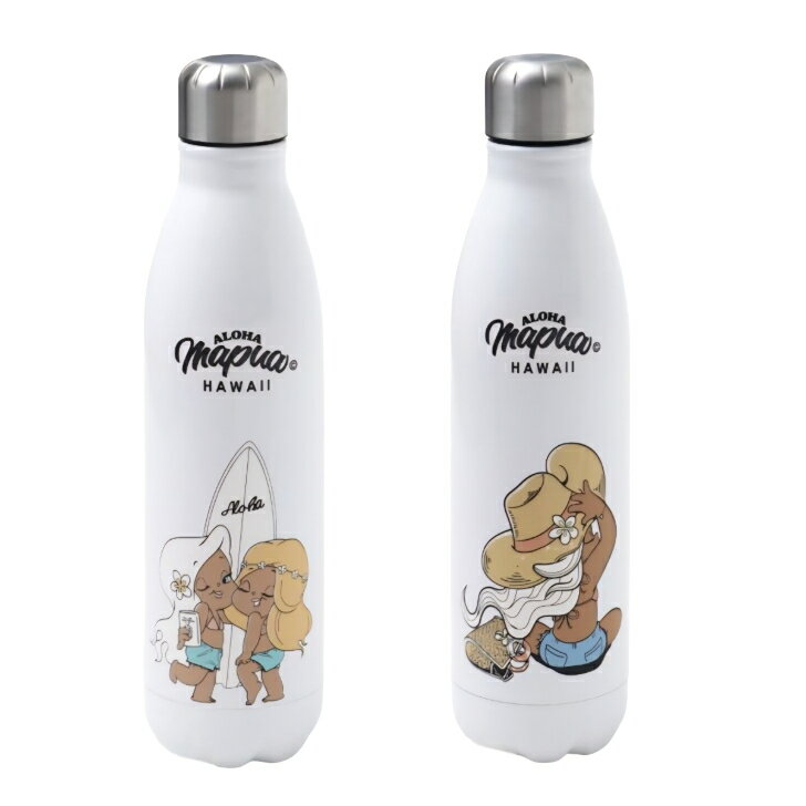 【ALOHAMAPUA ステンレスボトル 500ml】 ステンレスボトル 水筒 魔法瓶 保温　保冷 ハワイアン 雑貨 日..