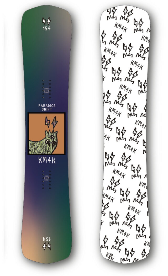 KM4K SNOWBOARDS [ PARADICE SHIFT @68000] カモシカ スノーボード 【正規代理店商品】【送料無料】