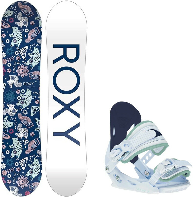 【在庫限り最終特価】 ROXY SNOWBOARDS BINDING PACKAGES [ POPPY + SPEED STRAP BINDINGS SET @48000] ロキシー ジュニア ボード＋BD 2点セット SPOON GIRLS