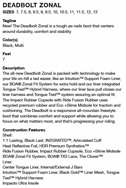 RIDE BOOTS [ DEADBOLT @68000] �饤�� �֡��� ����������Ź���ʡۡ� ���Υ� ���ʡۡ�����̵����