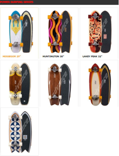 [ YOW SURFSKATE POWER SURFING SERIES @43000] ヤウ サーフスケート ロングスケート 【正規代理店商品】