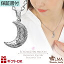 【全品P10 19:59まで】ハワイアンジュエリー ペンダントトップ サージカルステンレス316 シルバーカラー ハーフムーン 月 半月 流星 スクロール 波 ...