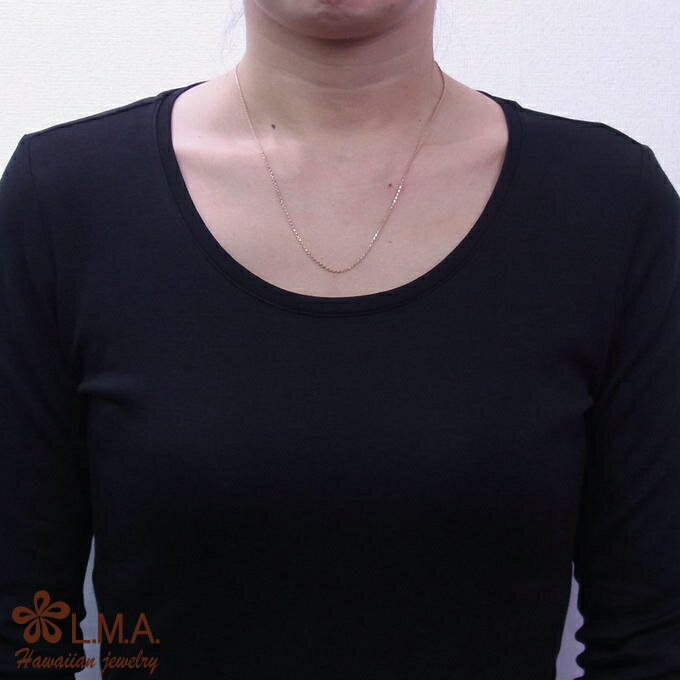 【P5+クーポン有】14金ピンクゴールド ロープチェーン 40cm or 45cm ハワイアンジュエリーネックレス scpg4512 14Kピンクゴールドネック...