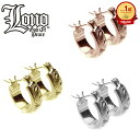 ハワイアンジュエリー ピアス セカンドピアス イヤリング ゴールド 14K 14金 イエロー ホワイト ピンク ゴールド LONO ロノ フープ 円 輪 波 プ...