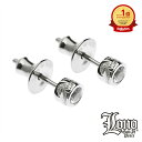 【P5+クーポン有】ハワイアンジュエリー ピアス イヤリング セカンドピアス シルバー925 クリア トパーズ LONO ロノ パワーストーン スクロール 波 ...