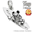 ハワイアンジュエリー ネックレス ペンダントトップ ヘッド シルバー925 LONO ロノ ディズニー Disney コラボ | ミッキー mickey サーフボード サーフィン ペア プルメリア 波 メンズ レディース ブランド プレゼント 誕生日 記念日 【送料無料】 カップル ギフト lmaハワイ