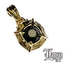 ハワイアンジュエリー ネックレス ペンダントトップ ヘッド 14K イエロー ゴールド ブラックダイヤモンド LONO ロノ | 波 スクロール プルメリア メンズ レディース ブランド プレゼント ギフト 誕生日 記念日 【送料無料】 おしゃれ 人気 ハワジュ カップル ギフト