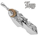 ハワイアンジュエリー ネックレス ペンダントトップ ヘッド シルバー925 真鍮 LONO ロノ フェザー 羽 月 MOON 波 プルメリア メンズ レディース...