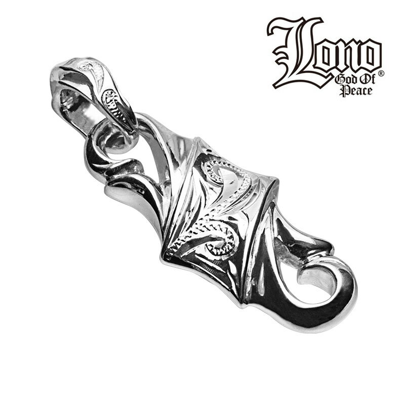 【P5+クーポン有】ハワイアンジュエリー ネックレス ペンダントトップ ヘッド シルバー925 LONO ロノ スクロール 波 ナルー プルメリア メンズ レデ...