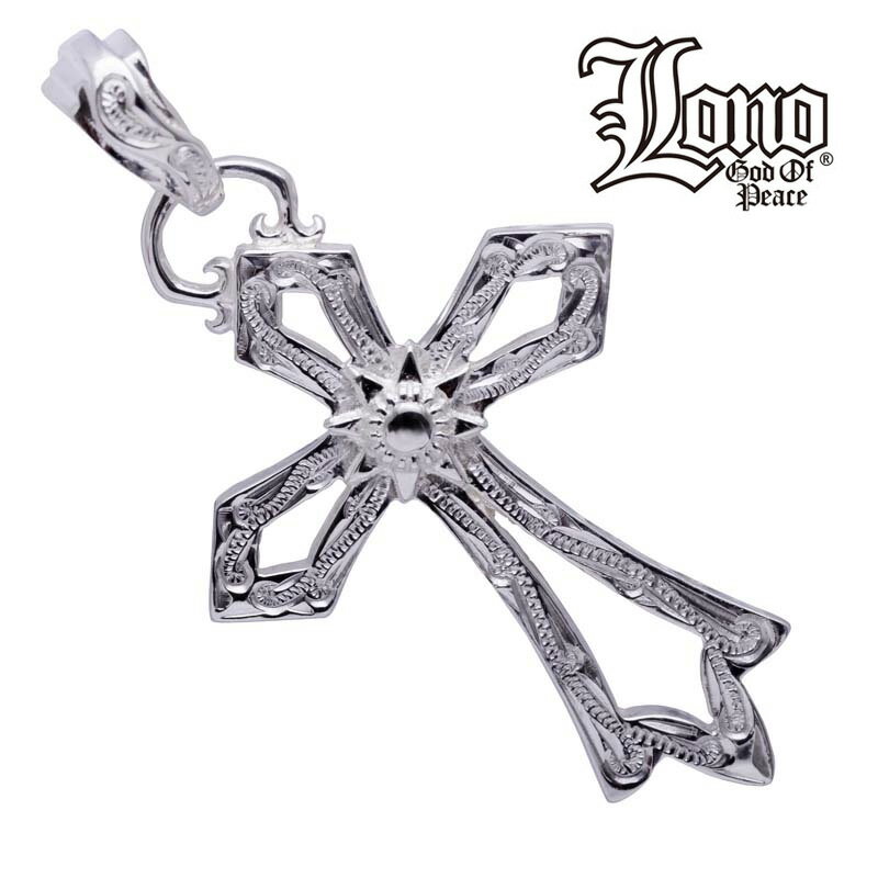 【P5+クーポン有】ハワイアンジュエリー ネックレス ペンダントトップ ヘッド シルバー925 LONO ロノ 十字架 クロス 太陽 SUN スクロール 波 プ...