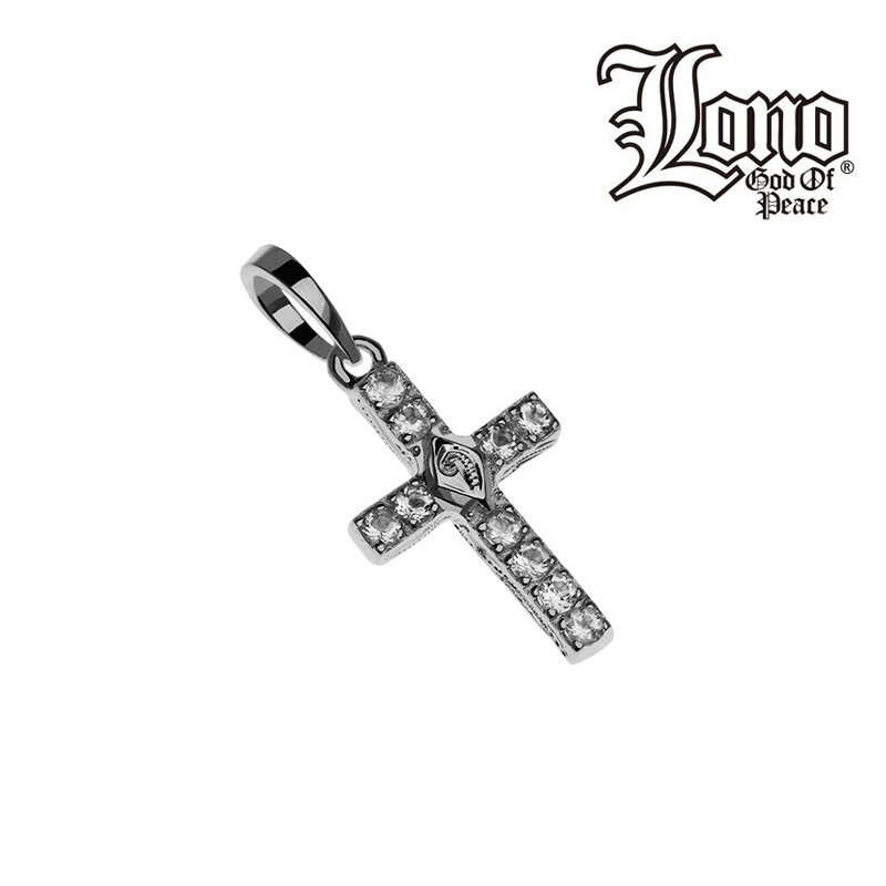 【P5+クーポン有】ハワイアンジュエリー ネックレス ペンダントトップ ヘッド シルバー925 クォーツ LONO ロノ 十字架 クロス スクロール 波 プルメ...