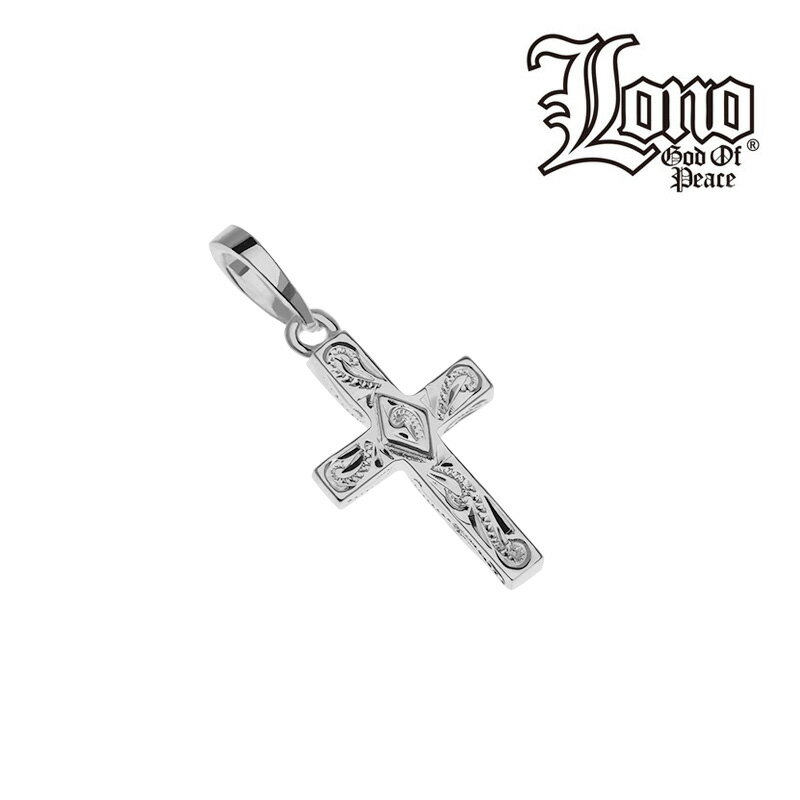 【19:59までP10】ハワイアンジュエリー ネックレス ペンダントトップ ヘッド シルバー925 LONO ロノ 十字架 クロス スクロール 波 プルメリア ...