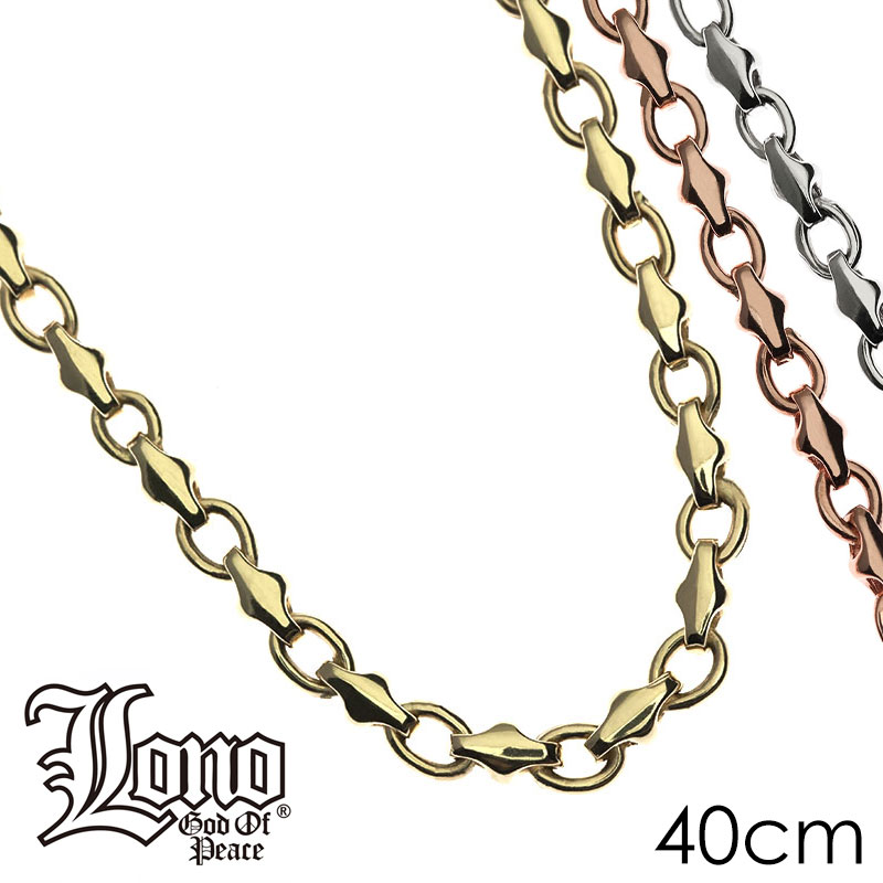 【P5+クーポン有】ハワイアンジュエリー チェーン 14K イエロー ピンク ホワイト ゴールド LONO ロノ ロノチェーン 40cm × 幅3mm ネックレ...