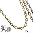 【母の日】 ハワイアンジュエリー チェーン 14K イエロー ピンク ホワイト ゴールド LONO ロノ ロノチェーン 55cm × 幅3mm ネックレス メン...