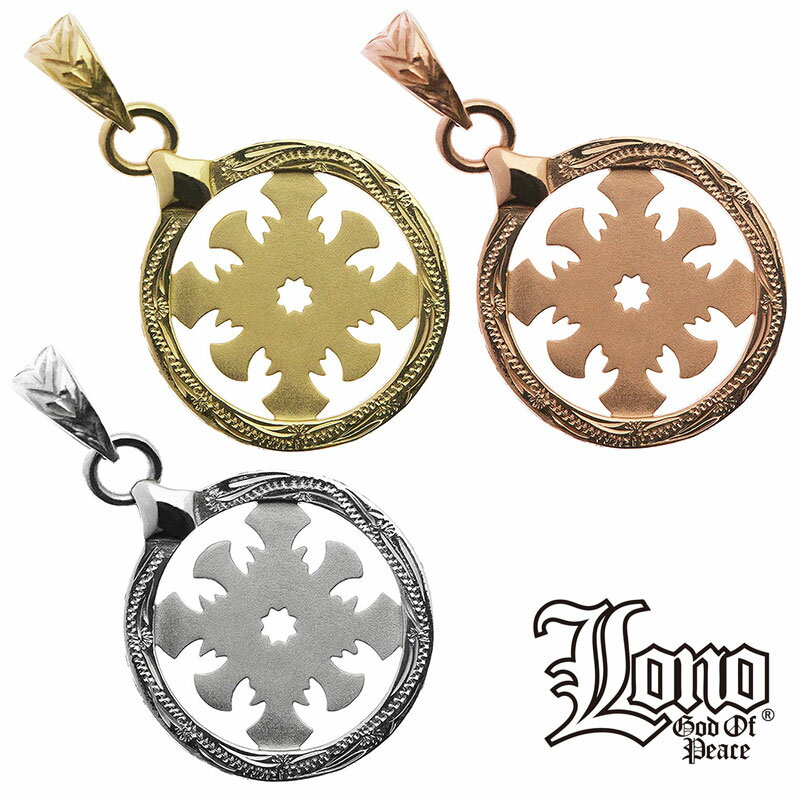 ハワイアンジュエリー ネックレス ペンダントトップ ヘッド 14K イエロー ピンク ホワイト ゴールド LONO ロノ | キルト レフア LEHUA プルメリア 波 メンズ レディース ブランド プレゼント 誕生日 記念日 【送料無料】 おしゃれ 人気 ハワジュ カップル ギフト lmaハワイ