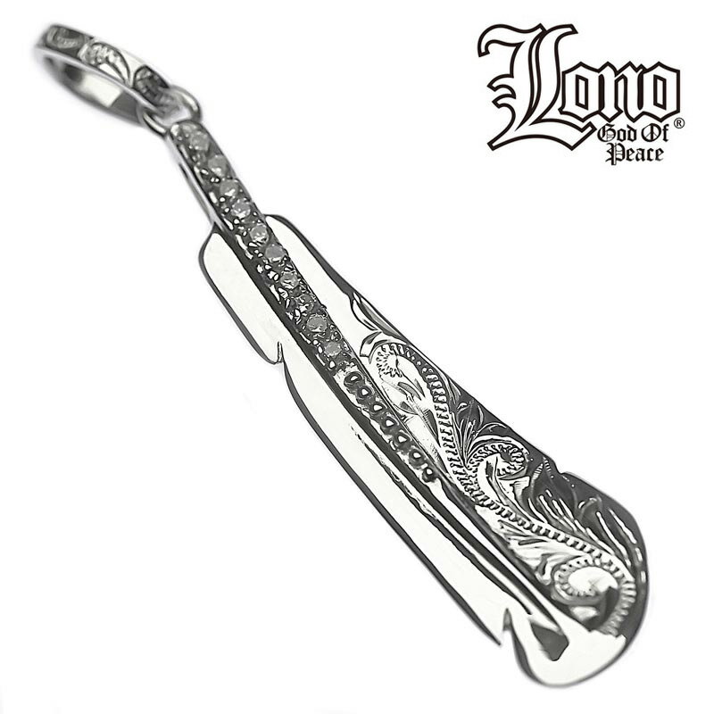 【P5+クーポン有】ハワイアンジュエリー ネックレス ペンダントトップ ヘッド シルバー925 LONO ロノ フェザー 羽 プエオ フクロウ 波 マイレ プル...