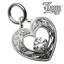 【P5+クーポン有】ハワイアンジュエリー ネックレス ペンダントトップ ヘッド シルバー925 クリア ジルコニア LONO ロノ | ハート プルメリア 波 ...