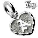 ハワイアンジュエリー ネックレス ペンダントトップ ヘッド シルバー925 LONO ロノ | ハート イニシャル A 浮彫り ダイヤモンドカット 波 メンズ ...