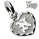 ハワイアンジュエリー ネックレス ペンダントトップ ヘッド シルバー925 LONO ロノ ハート イニシャル N 浮彫り ダイヤモンドカット 波 メンズ レデ...