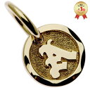 ハワイアンジュエリー ネックレス ペンダントトップ ヘッド14K イエロー ピンク ホワイト ゴールド LONO ロノ サークル イニシャル アルファベット 波...