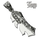 ハワイアンジュエリー ネックレス ペンダントトップ ヘッド シルバー925 クリア LONO ロノ バナナリーフ 葉 波 プルメリア メンズ レディース プレゼ...