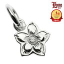 【P5+クーポン有】ハワイアンジュエリー ネックレス ペンダントトップ ヘッド シルバー925 クリア LONO ロノ プルメリア 花 レイ 波 プチ 重ね付け...