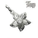 ハワイアンジュエリー ネックレス ペンダントトップ ヘッド シルバー925 クリア ジルコニア LONO ロノ プルメリア 花 波 メンズ レディース ブランド...