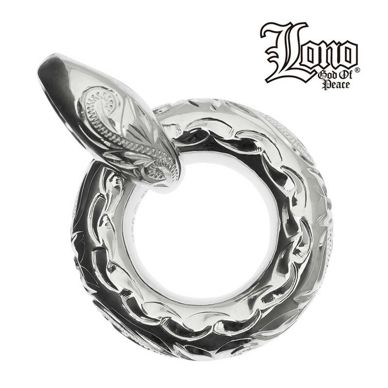 【P5+クーポン有】ハワイアンジュエリー ネックレス ペンダントトップ ヘッド シルバー925 LONO ロノ サークル 円 輪 マイレ リーフ 波 プルメリア...