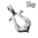 ハワイアンジュエリー ネックレス ペンダントトップ ヘッド シルバー925 LONO ロノ 馬蹄形 ホースシュー 馬 蹄 プルメリア 花 レイ 波 メンズ レデ...