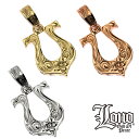 【P5+クーポン有】ハワイアンジュエリー ネックレス ペンダントトップ ヘッド 14K イエロー ホワイト ピンク ゴールド LONO ロノ 馬蹄形 ホースシュ...