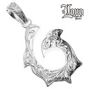 ハワイアンジュエリー ネックレス ペンダントトップ ヘッド シルバー925 LONO ロノ ホヌ 海がめ 亀 カメ プルメリア 花 波 メンズ レディース プレゼント ギフト 誕生日 記念日 【送料無料】 人気 ギフト lmaハワイ 金属アレルギー