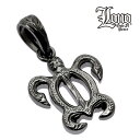 【P5+クーポン有】ハワイアンジュエリー ネックレス ペンダントトップ ヘッド シルバー925 ブラック ロジウム LONO ロノ ホヌ 海がめ 亀 カメ プル...