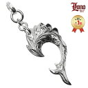ハワイアンジュエリー ネックレス ペンダントトップ ヘッド シルバー925 LONO ロノ Lサイズ イルカ ドルフィン いるか プルメリア 花 波 ペア ハー...